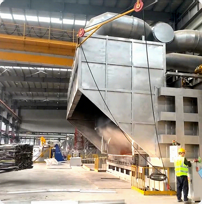 Pengumpul habuk dalam loji metalurgi